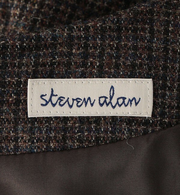 Steven Alan＞メランジ ツイード ノースリーブ ワンピース