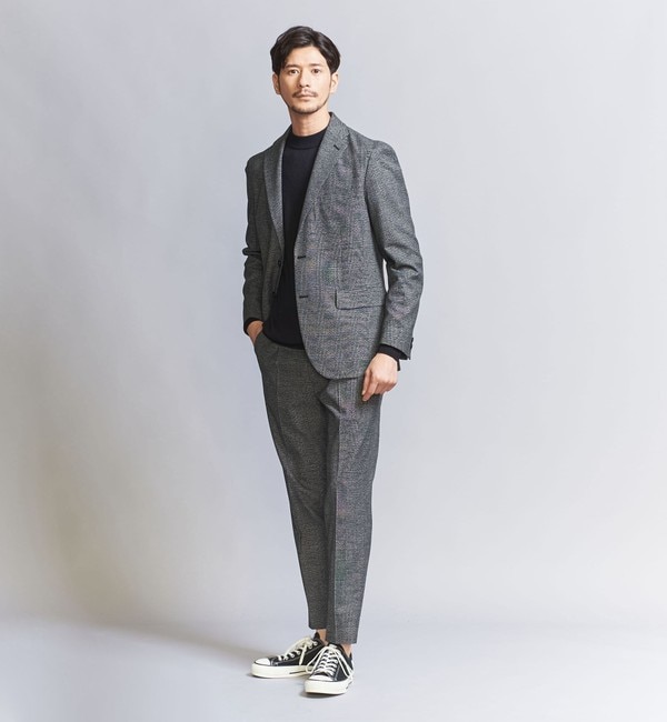 WEB限定 WARDROBE SMART】DELEGANT サキソニー セットアップ