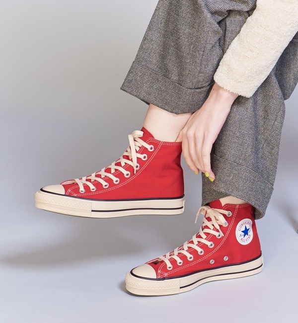 CONVERSE＞ALL STAR HI MADE IN JAPAN ハイカット スニーカー/RED 