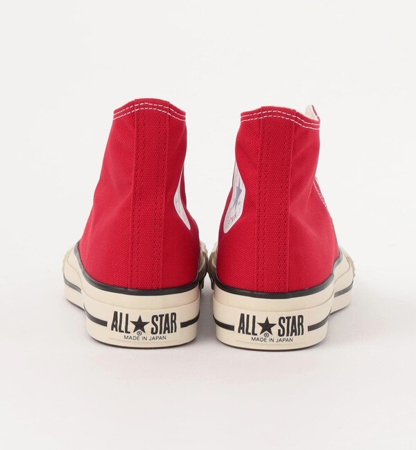 CONVERSE＞ALL STAR HI MADE IN JAPAN ハイカット スニーカー/RED