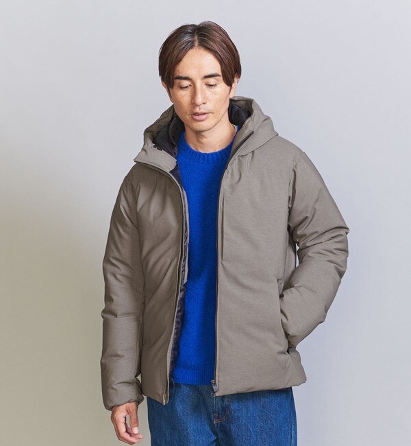 小松マテーレ シャンブレー フード ダウンジャケット -700FP 撥水機能-|BEAUTY&YOUTH UNITED ARROWS(ビューティーアンド ユース ユナイテッドアローズ)の通販｜アイルミネ