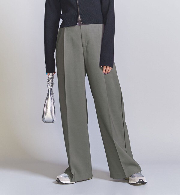 Steven Alan＞GROSGRAIN TUCK TROUSERS/パンツ|BEAUTY&YOUTH UNITED