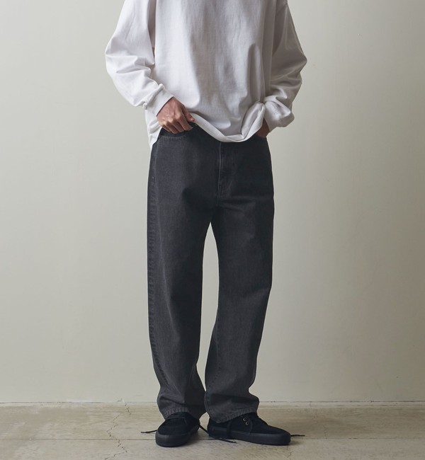 ＜Steven Alan＞ 13.5oz デニム リベット 5ポケット バギー テーパード パンツ