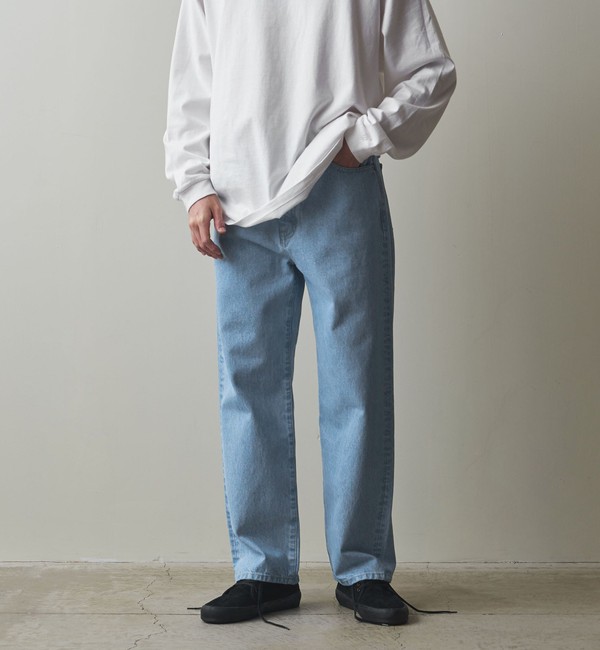 Steven Alan＞ 13.5oz デニム リベット 5ポケット バギー テーパード パンツ|BEAUTY&YOUTH UNITED  ARROWS(ビューティーアンドユース ユナイテッドアローズ)の通販｜アイルミネ