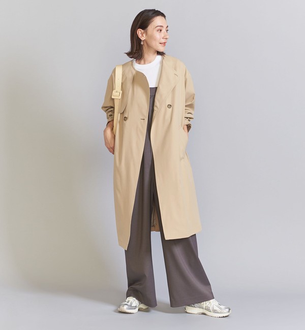 WEB限定】ノーカラートレンチコート|BEAUTY&YOUTH UNITED ARROWS