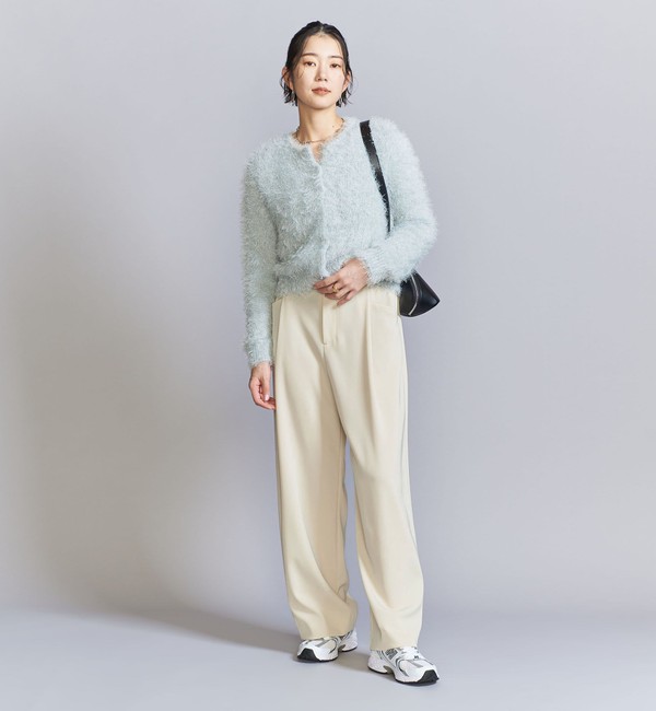 ツイル バックゴム ストレート パンツ