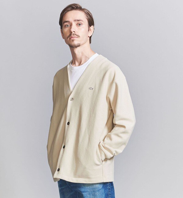 LACOSTE for BEAUTY&YOUTH＞ 1トーン カーディガン|BEAUTY&YOUTH UNITED  ARROWS(ビューティーアンドユース ユナイテッドアローズ)の通販｜アイルミネ