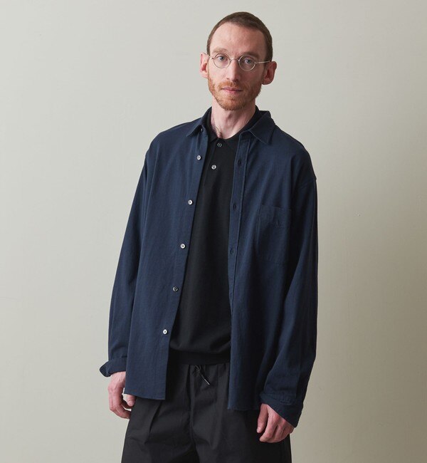 Steven Alan＞ G/DYE POPLIN REGULAR COLLAR SHIRT -LOOSE/シャツ