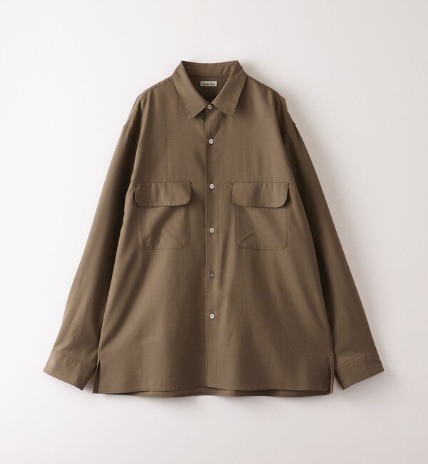 Steven Alan＞ CORD BIO REGULAR COLLAR SHIRT BOX-LOOSE/シャツ