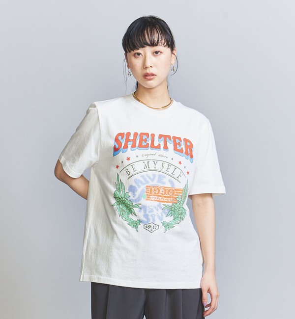 コットン マルチボーダー コンパクト Tシャツ|BEAUTY&YOUTH UNITED