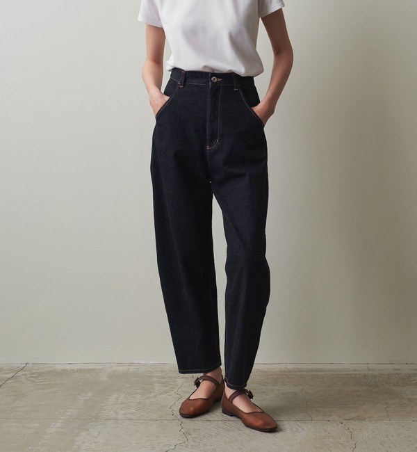 Steven Alan＞12oz デニム ワイド テーパードパンツ|BEAUTY&YOUTH ...