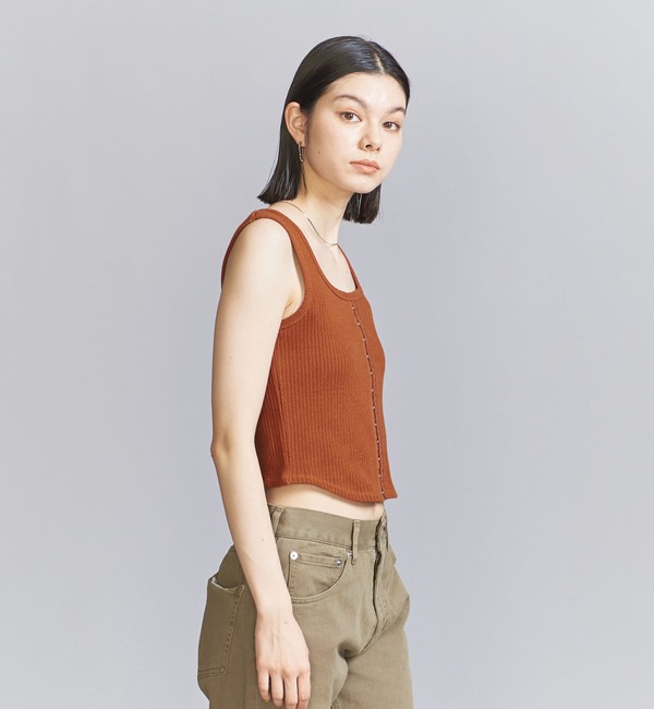 コットン フロントホック タンクトップ|BEAUTY&YOUTH UNITED ARROWS