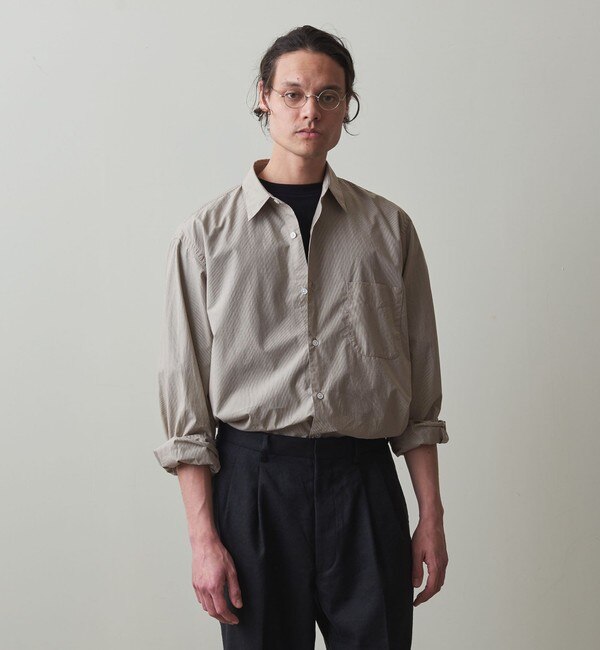 Steven Alan＞ SOKTAS CHECK REGULAR COLLAR SHIRT -LOOSE