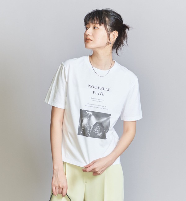 コットン ロゴプリント Tシャツ