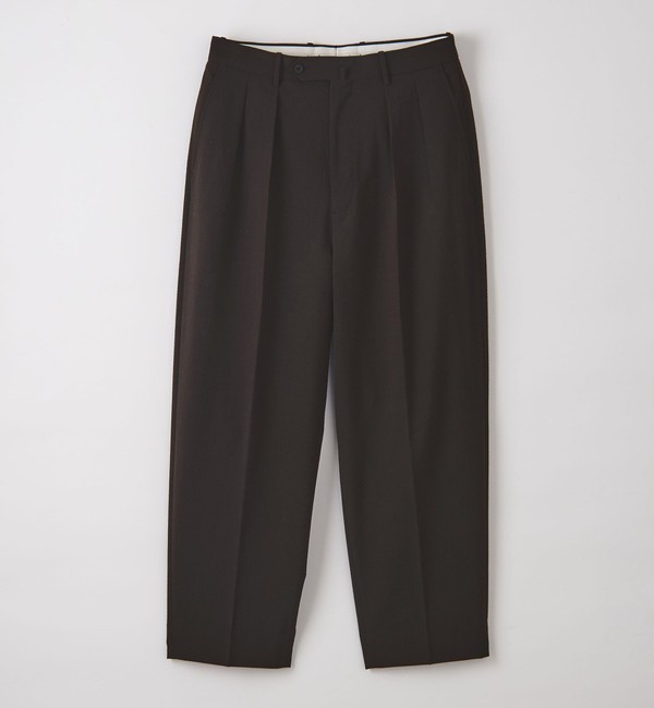 Steven Alan＞ T/W TRO SUPER BAGGY TAPERED HALF EASY PANTS-JUST ...