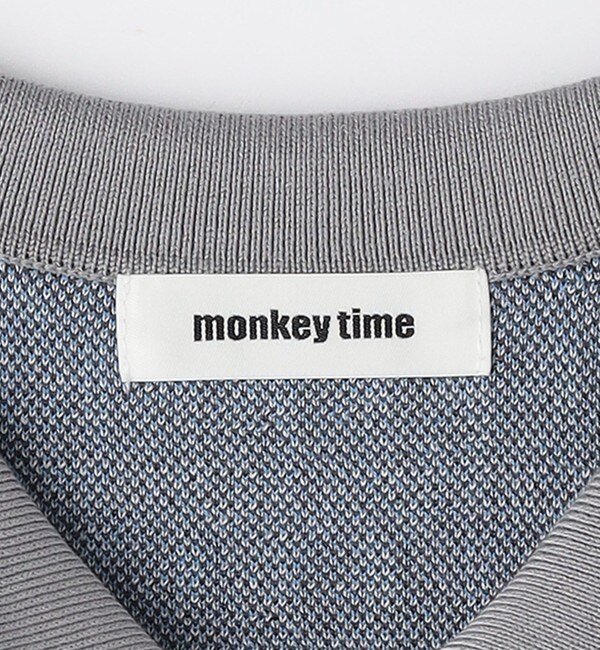 monkey time＞ シルケット USAコットン ジャカード シャツ