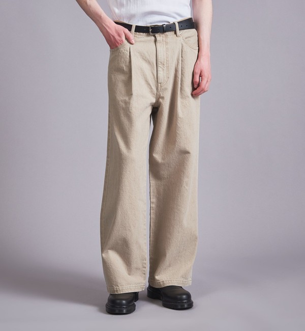 Steven Alan＞ G/DY IN2PLEATED DRESS TROUSERS/パンツ - チノパンツ