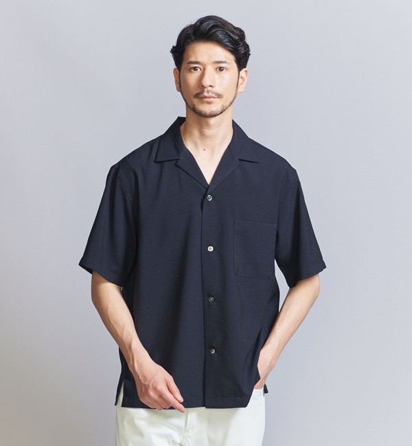 Steven Alan＞ 140/2 BRD A/DRESS REGULAR COLLAR SHIRT-LOOSE/シャツ 