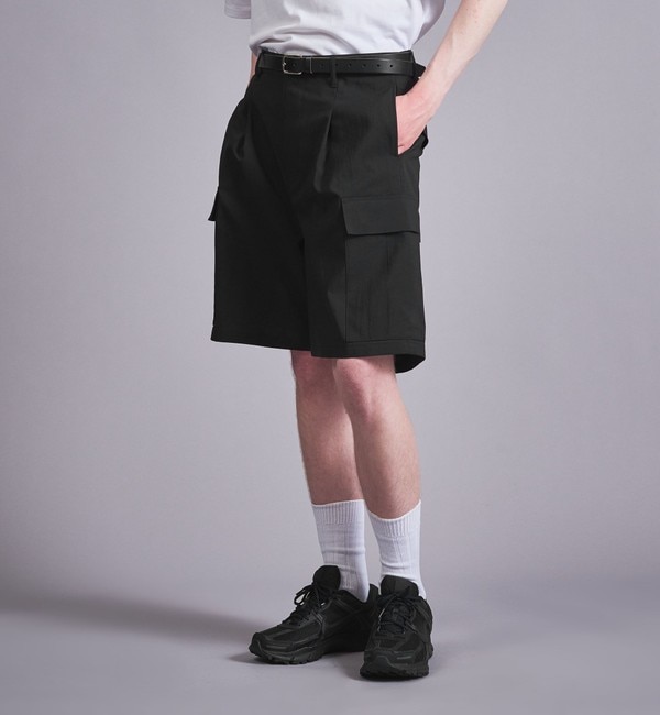 メンズファッションなら|【ビューティーアンドユース　ユナイテッドアローズ/BEAUTY&YOUTH UNITED ARROWS】 RENU TROシリーズ カーゴ ショート パンツ -セットアップ対応-