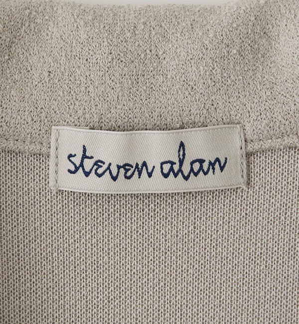 Steven Alan＞ブークレ ダンボール スキッパー ネック プルオーバー ...