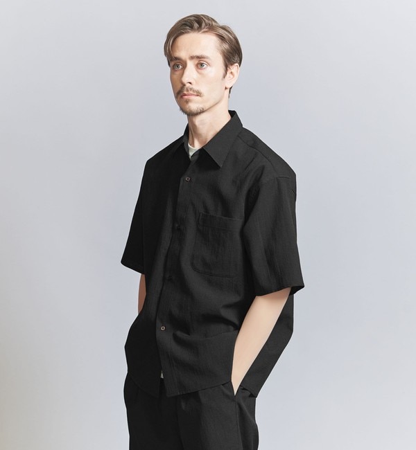 Steven Alan＞ BTR NEL REGULAR COLLAR SHIRT-LOOSE/シャツ|BEAUTY&YOUTH UNITED  ARROWS(ビューティーアンドユース ユナイテッドアローズ)の通販｜アイルミネ