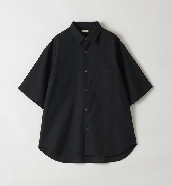 Steven Alan＞ C/L/S パナマ レギュラーカラー ショート スリーブ シャツ -A-LINE LOOSE  CASUAL|BEAUTY&YOUTH UNITED ARROWS(ビューティーアンドユース ユナイテッドアローズ)の通販｜アイルミネ