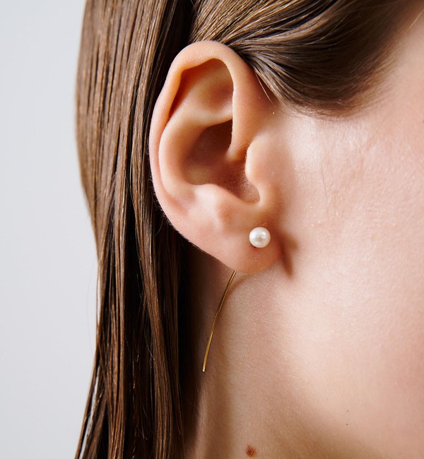 大澤鼈甲＞ 4mm EARRING WHITE/シングルピアス|BEAUTY&YOUTH UNITED ARROWS(ビューティーアンドユース  ユナイテッドアローズ)の通販｜アイルミネ