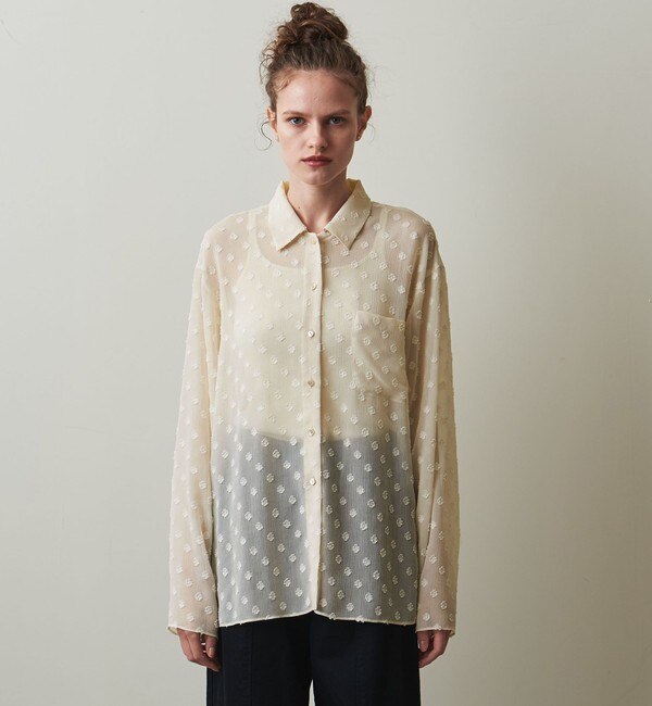 セール】＜Steven Alan＞フラワー シフォンシャツ（シャツ
