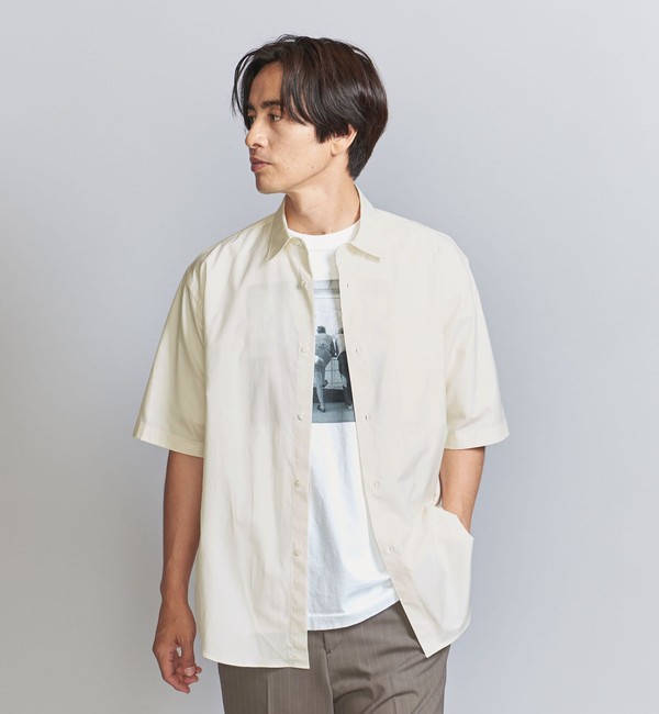 monkey time＞ PE/TRO CROPPED OPEN SHIRT/クロップドシャツ|BEAUTYu0026YOUTH UNITED ARROWS(ビューティーアンドユース  ユナイテッドアローズ)の通販｜アイルミネ