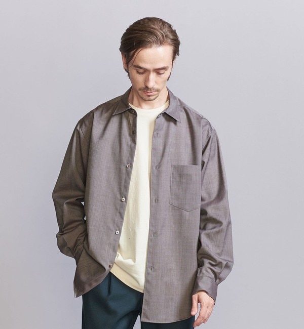 Steven Alan＞ 140/2 BRD F/DRESS REGULAR COLLAR SHIRT-LOOSE/シャツ|BEAUTY&YOUTH  UNITED ARROWS(ビューティーアンドユース ユナイテッドアローズ)の通販｜アイルミネ