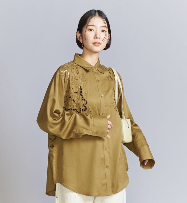 Steven Alan＞COTTON JACQUARD BLOUSE/ブラウス|BEAUTY&YOUTH UNITED  ARROWS(ビューティーアンドユース ユナイテッドアローズ)の通販｜アイルミネ