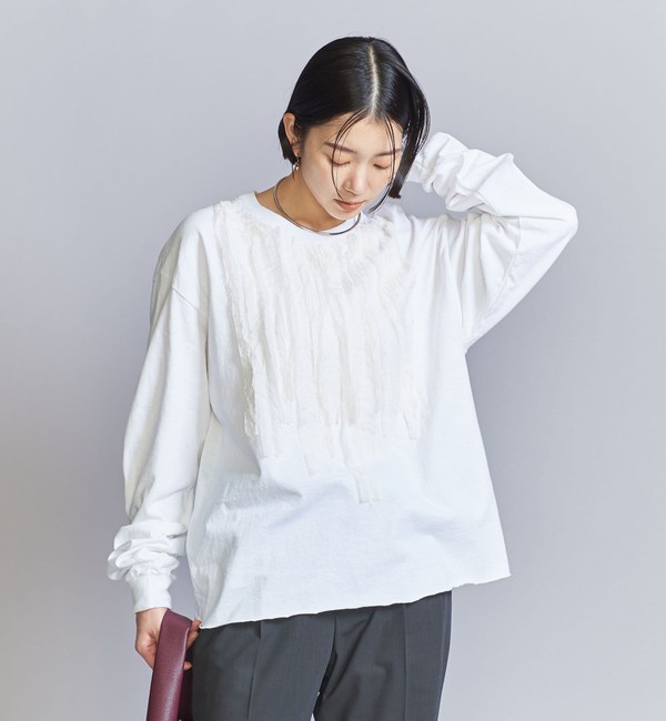 Steven Alan＞FLOWER LACE MOCK NECK PULLOVER/プルオーバー|BEAUTY&YOUTH UNITED  ARROWS(ビューティーアンドユース ユナイテッドアローズ)の通販｜アイルミネ