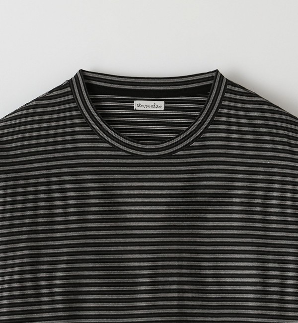 Steven Alan＞ オーガニックコットン ボーダー ロングスリーブ Tシャツ -LOOSE|BEAUTY&YOUTH UNITED  ARROWS(ビューティーアンドユース ユナイテッドアローズ)の通販｜アイルミネ