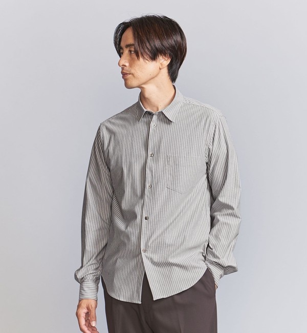 Steven Alan＞ HI/TWIST STRIPE BOX SINGLE NEEDLE SHIRT-BOLD/シャツ|BEAUTY&YOUTH  UNITED ARROWS(ビューティーアンドユース ユナイテッドアローズ)の通販｜アイルミネ