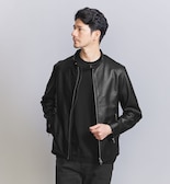 【WEB限定 WARDROBE SMART】 シープ シングル ライダースジャケット