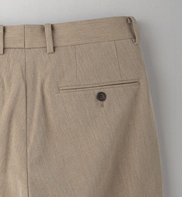 シャドウ TR 1プリーツ テーパード パンツ ‐ストレッチ‐