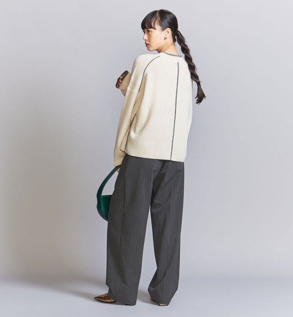 BEAUTY&YOUTH UNITED ARROWS｜ネップカラーライン クルーネック ニットプルオーバー | Rakuten  Fashion(楽天ファッション／旧楽天ブランドアベニュー)MR7708