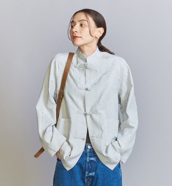 Steven Alan＞CRAPE STRIPE SHIRT/シャツ|BEAUTY&YOUTH UNITED ARROWS(ビューティーアンドユース  ユナイテッドアローズ)の通販｜アイルミネ