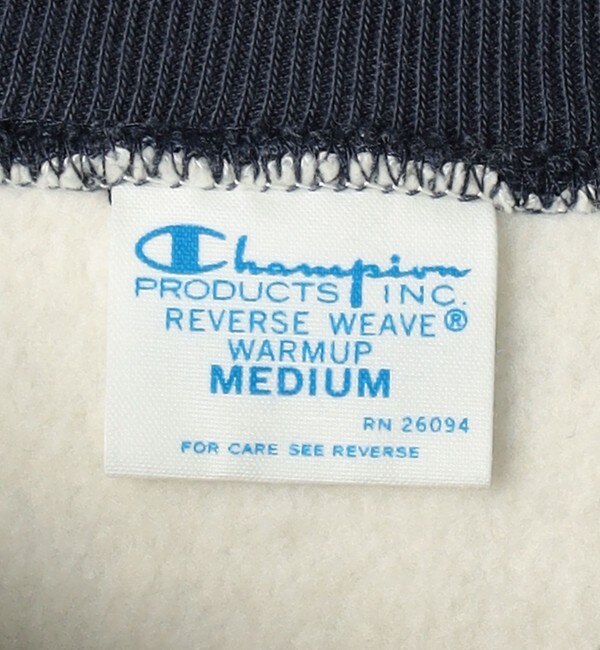 別注】 ＜CHAMPION＞ ツートーン クルーネック スウェット