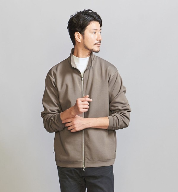 モテ系ファッションメンズ|【ビューティーアンドユース　ユナイテッドアローズ/BEAUTY&YOUTH UNITED ARROWS】 【WEB限定 WARDROBE SMART】ダブルニット スタンド ジップブルゾン/セットアップ対応