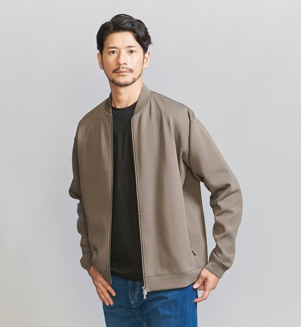 人気メンズファッション|【ビューティーアンドユース　ユナイテッドアローズ/BEAUTY&YOUTH UNITED ARROWS】 【WEB限定 WARDROBE SMART】ダブルニット ジップブルゾン/セットアップ対応