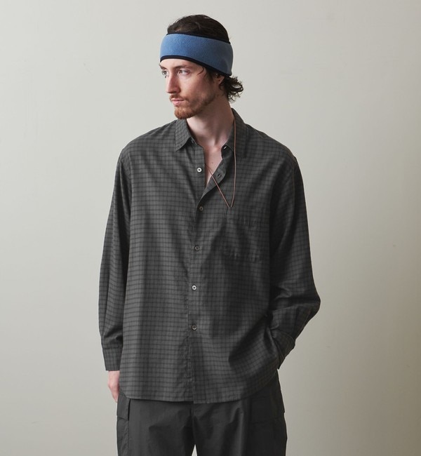 Steven Alan＞ LEGGIUNO/CHECK SINGLE NEEDLE SHIRT-LOOSE/シャツ|BEAUTY&YOUTH  UNITED ARROWS(ビューティーアンドユース ユナイテッドアローズ)の通販｜アイルミネ