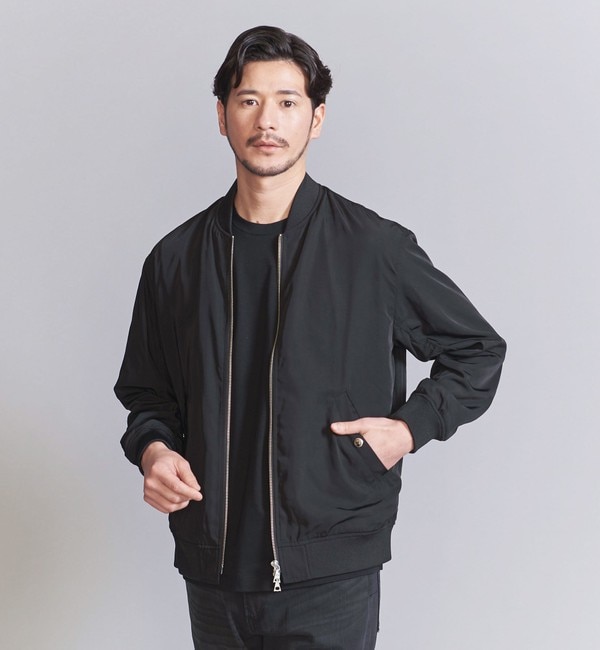 メンズファッションなら|【ビューティーアンドユース　ユナイテッドアローズ/BEAUTY&YOUTH UNITED ARROWS】 【WEB限定 WARDROBE SMART】ライト ツイル MA-1 ブルゾン