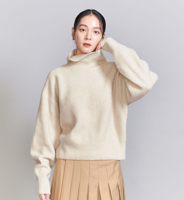 ボリュームスリーブ タートルネック ニットプルオーバー|BEAUTY&YOUTH UNITED ARROWS(ビューティーアンドユース  ユナイテッドアローズ)の通販｜アイルミネ