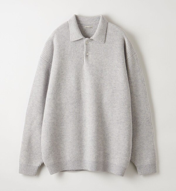 Steven Alan＞ オーストラリアンラムズウール ポロカラー ニット