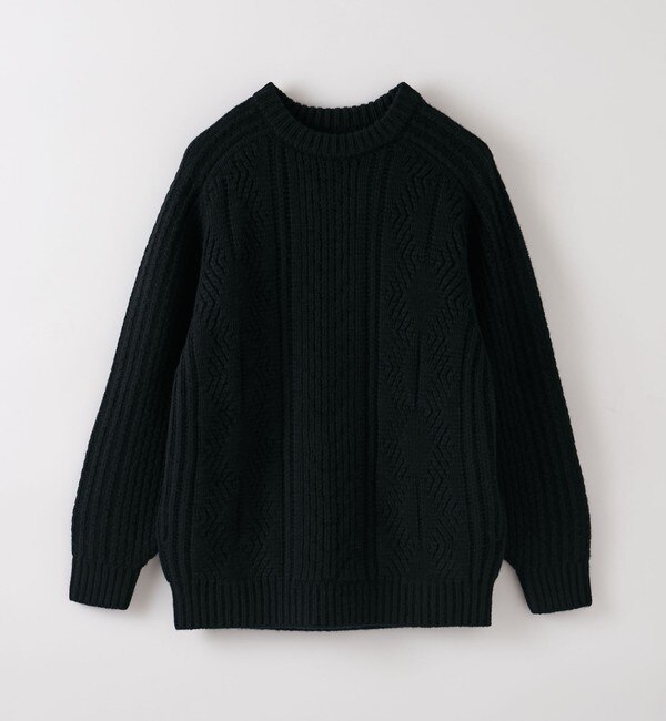 Steven Alan＞ ハミルトンラムズウール サドルショルダー フィッシャーマン ニット|BEAUTY&YOUTH UNITED  ARROWS(ビューティーアンドユース ユナイテッドアローズ)の通販｜アイルミネ