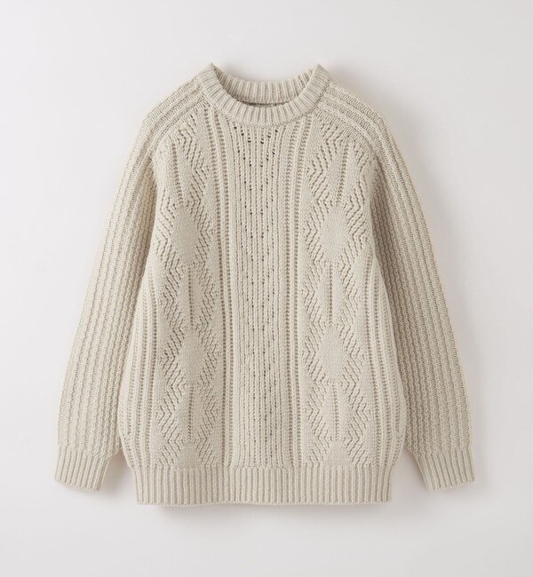 Steven Alan＞ ハミルトンラムズウール モックネック ニット -LOOSE|BEAUTY&YOUTH UNITED ARROWS(ビューティーアンドユース  ユナイテッドアローズ)の通販｜アイルミネ