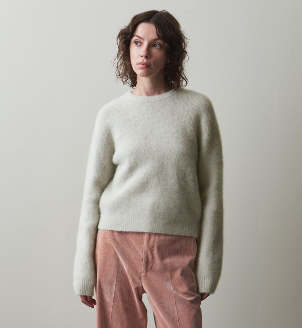 Steven Alan＞ウール フォックス ミックス ニット プルオーバー|BEAUTY&YOUTH UNITED  ARROWS(ビューティーアンドユース ユナイテッドアローズ)の通販｜アイルミネ
