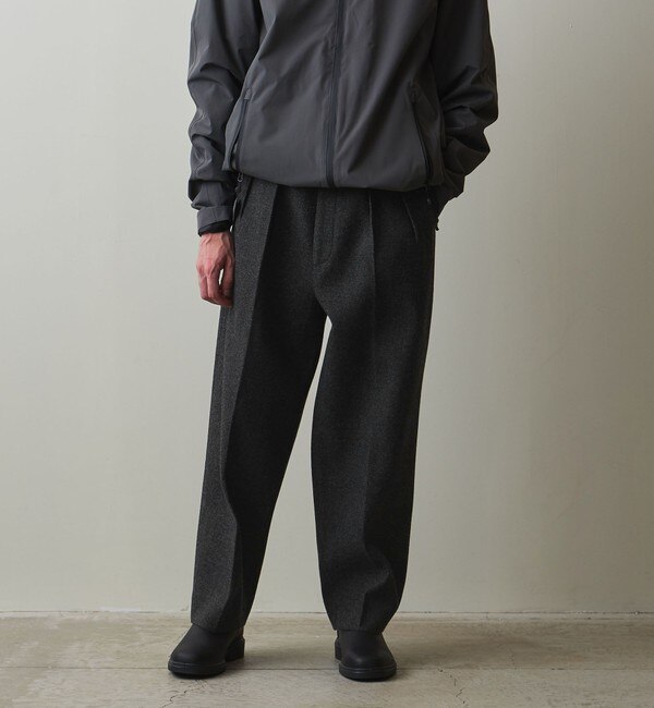 ＜Steven Alan＞ クッキークロス インツープリーツ ドレス トラウザーズ