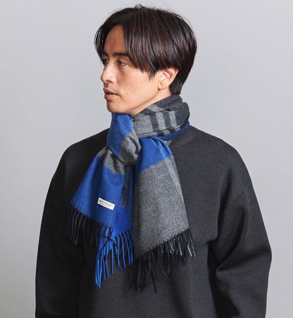 カシミヤ ウール チェック ストール|BEAUTY&YOUTH UNITED ARROWS(ビューティーアンドユース ユナイテッドアローズ )の通販｜アイルミネ